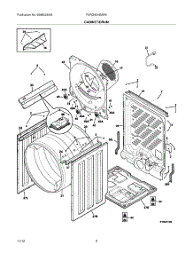 03 - Cabinet / Drum parts for Frigidaire Dryer FARG4044MW0 / from AppliancePartsPros.com