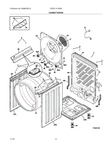 03 - Cabinet / Drum parts for Frigidaire Dryer FARG1011MW0 / from AppliancePartsPros.com