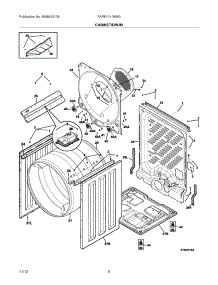 03 - Cabinet / Drum parts for Frigidaire Dryer FARE1011MW0 / from AppliancePartsPros.com