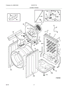 03 - Cabinet / Drum parts for Frigidaire Dryer CASE7074NR0 / from AppliancePartsPros.com