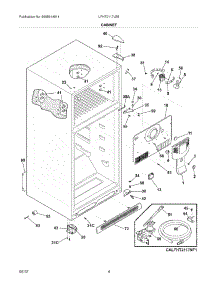 05 - Cabinet parts for Frigidaire Refrigerator LFHT2117LB5 / from AppliancePartsPros.com