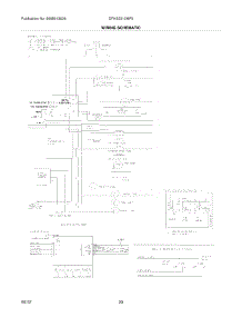 20 - Wiring Schematic parts for Frigidaire Refrigerator DFHS2313MF5 / from AppliancePartsPros.com