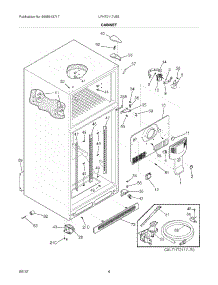 05 - Cabinet parts for Frigidaire Refrigerator LFHT2117LB3 / from AppliancePartsPros.com