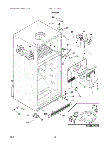 05 - Cabinet parts for Frigidaire Refrigerator LFHT2117NF0 / from AppliancePartsPros.com