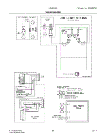 21 - Wiring Diagram parts for Frigidaire Refrigerator LGUB2642LE8 / from AppliancePartsPros.com