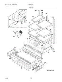 09 - Shelves parts for Frigidaire Refrigerator LGUB2642LF8 / from AppliancePartsPros.com