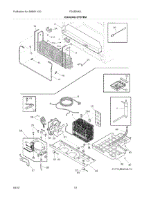 11 - Cooling System parts for Frigidaire Refrigerator FGUB2642LE7 / from AppliancePartsPros.com