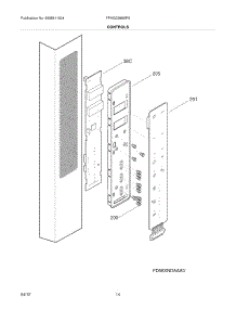 13 - Controls parts for Frigidaire Refrigerator FPHG2399MF5 / from AppliancePartsPros.com