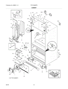 07 - Cabinet parts for Frigidaire Refrigerator FPHF2399MF5 / from AppliancePartsPros.com