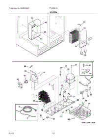 13 - System parts for Frigidaire Refrigerator FFHS2313LM6 / from AppliancePartsPros.com