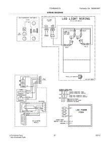 21 - Wiring Diagram parts for Frigidaire Refrigerator FGHB2846LF9 / from AppliancePartsPros.com