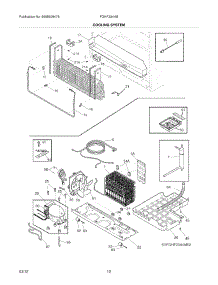 11 - System parts for Frigidaire Refrigerator FGHF2344MF4 / from AppliancePartsPros.com