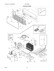 11 - Cooling System parts for Frigidaire Refrigerator FGHF2369ME4 / from AppliancePartsPros.com