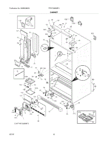 07 - Cabinet parts for Frigidaire Refrigerator FPHF2399MF4 / from AppliancePartsPros.com