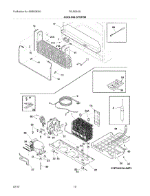 11 - Cooling System parts for Frigidaire Refrigerator FGUN2642LF4 / from AppliancePartsPros.com