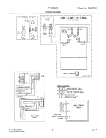 19 - Wiring Diagram parts for Frigidaire Refrigerator FPHF2399MF3 / from AppliancePartsPros.com