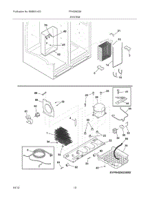 13 - System parts for Frigidaire Refrigerator FFHS2622MQ5 / from AppliancePartsPros.com