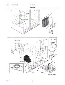 13 - System parts for Frigidaire Refrigerator FGHC2335LE4 / from AppliancePartsPros.com