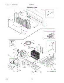 11 - Cooling System parts for Frigidaire Refrigerator FGUB2642LP5 / from AppliancePartsPros.com