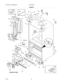 07 - Cabinet parts for Frigidaire Refrigerator FGHF2344ME3 / from AppliancePartsPros.com
