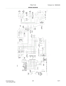 23 - Wiring Diagram parts for Frigidaire Refrigerator FRS6LF7JS8 / from AppliancePartsPros.com