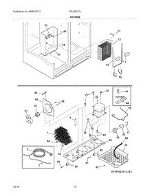 13 - System parts for Frigidaire Refrigerator FGUS2637LP2 / from AppliancePartsPros.com