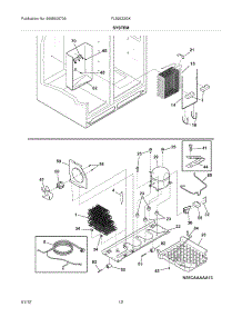 13 - System parts for Frigidaire Refrigerator FLS26Z2GKB6 / from AppliancePartsPros.com