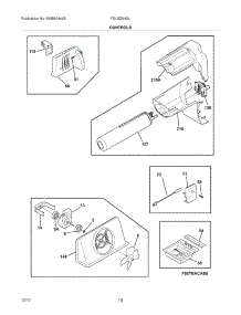 11 - Controls parts for Frigidaire Refrigerator FGUS2632LP2 / from AppliancePartsPros.com
