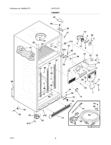 05 - Cabinet parts for Frigidaire Refrigerator LGHT2137LE3 / from AppliancePartsPros.com