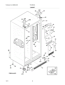07 - Cabinet parts for Frigidaire Refrigerator FGUS2632LE2 / from AppliancePartsPros.com