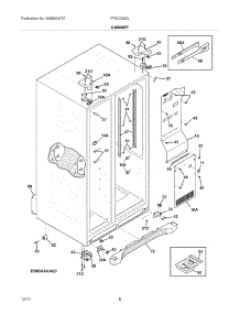 07 - Cabinet parts for Frigidaire Refrigerator FFSC2323LP5 / from AppliancePartsPros.com