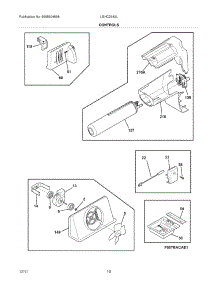 11 - Controls parts for Frigidaire Refrigerator LGHC2342LE2 / from AppliancePartsPros.com
