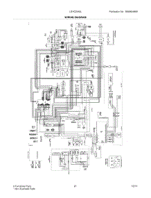 21 - Wiring Diagram parts for Frigidaire Refrigerator LGHC2342LE2 / from AppliancePartsPros.com