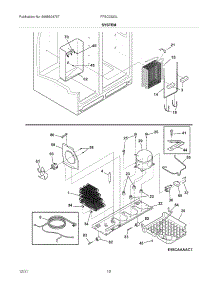 13 - System parts for Frigidaire Refrigerator FFSC2323LE5 / from AppliancePartsPros.com