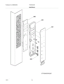 13 - Controls parts for Frigidaire Refrigerator FGHG2344MF3 / from AppliancePartsPros.com