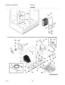 13 - System parts for Frigidaire Refrigerator FFHS2313LM5 / from AppliancePartsPros.com