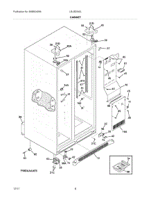 07 - Cabinet parts for Frigidaire Refrigerator LGUS2642LE2 / from AppliancePartsPros.com