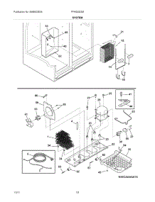 13 - System parts for Frigidaire Refrigerator FFHS2322MQ2 / from AppliancePartsPros.com