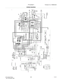 23 - Wiring Diagram parts for Frigidaire Refrigerator FPHC2398LF4 / from AppliancePartsPros.com