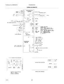22 - Wiring Schematic parts for Frigidaire Refrigerator DGUS2645LF2 / from AppliancePartsPros.com