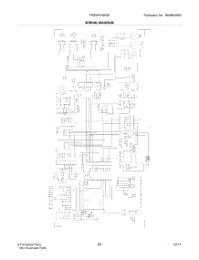 23 - Wiring Diagram parts for Frigidaire Refrigerator FRS6HR45KS5 / from AppliancePartsPros.com