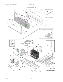 11 - Cooling System parts for Frigidaire Refrigerator LGHN2844ME1 / from AppliancePartsPros.com