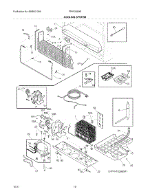 11 - System parts for Frigidaire Refrigerator FPHF2399MF1 / from AppliancePartsPros.com