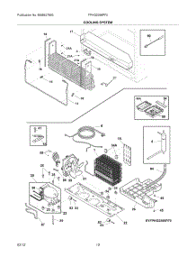 11 - Cooling System parts for Frigidaire Refrigerator FPHG2399PF0 / from AppliancePartsPros.com