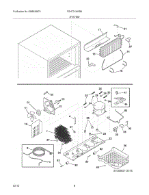 09 - System parts for Frigidaire Refrigerator FGHT2134KB8 / from AppliancePartsPros.com