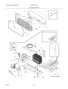 11 - Cooling System parts for Frigidaire Refrigerator FGHG2344MF7 / from AppliancePartsPros.com