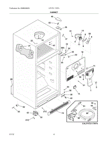 05 - Cabinet parts for Frigidaire Refrigerator LFHT2117NF4 / from AppliancePartsPros.com