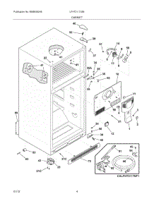 05 - Cabinet parts for Frigidaire Refrigerator LFHT2117LB6 / from AppliancePartsPros.com