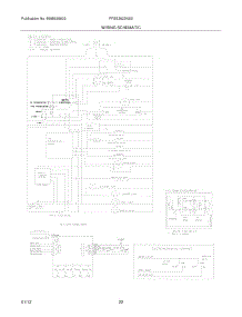 20 - Wiring Schematic parts for Frigidaire Refrigerator FFSS2622NS0 / from AppliancePartsPros.com