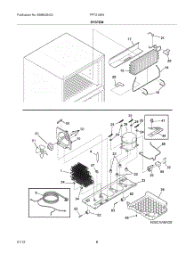 09 - System parts for Frigidaire Refrigerator FFTI2126NS1 / from AppliancePartsPros.com